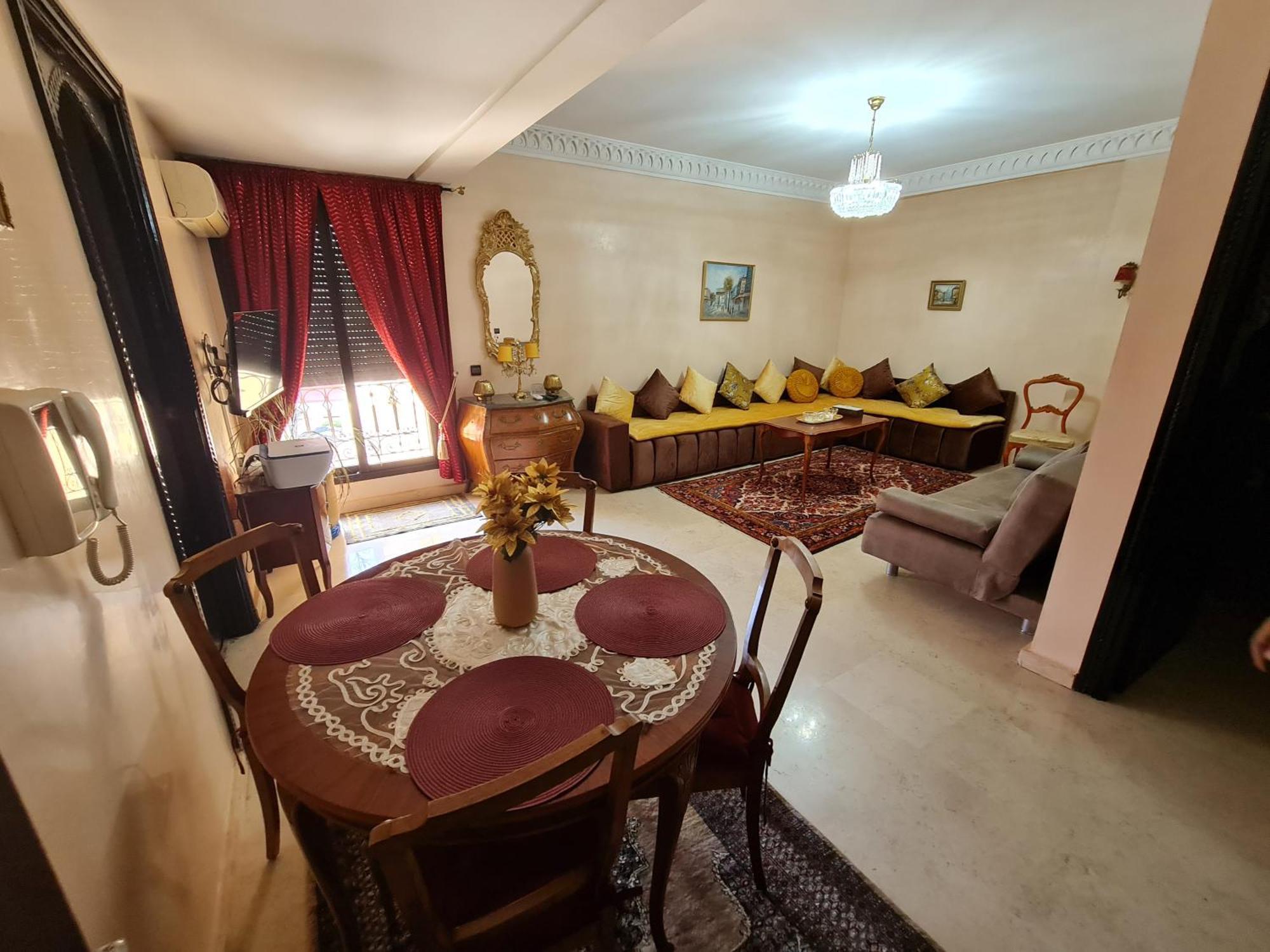 Luxury Apartment 2 In The Heart Of Gueliz, Wifi, Pool Marrakesh Eksteriør bilde